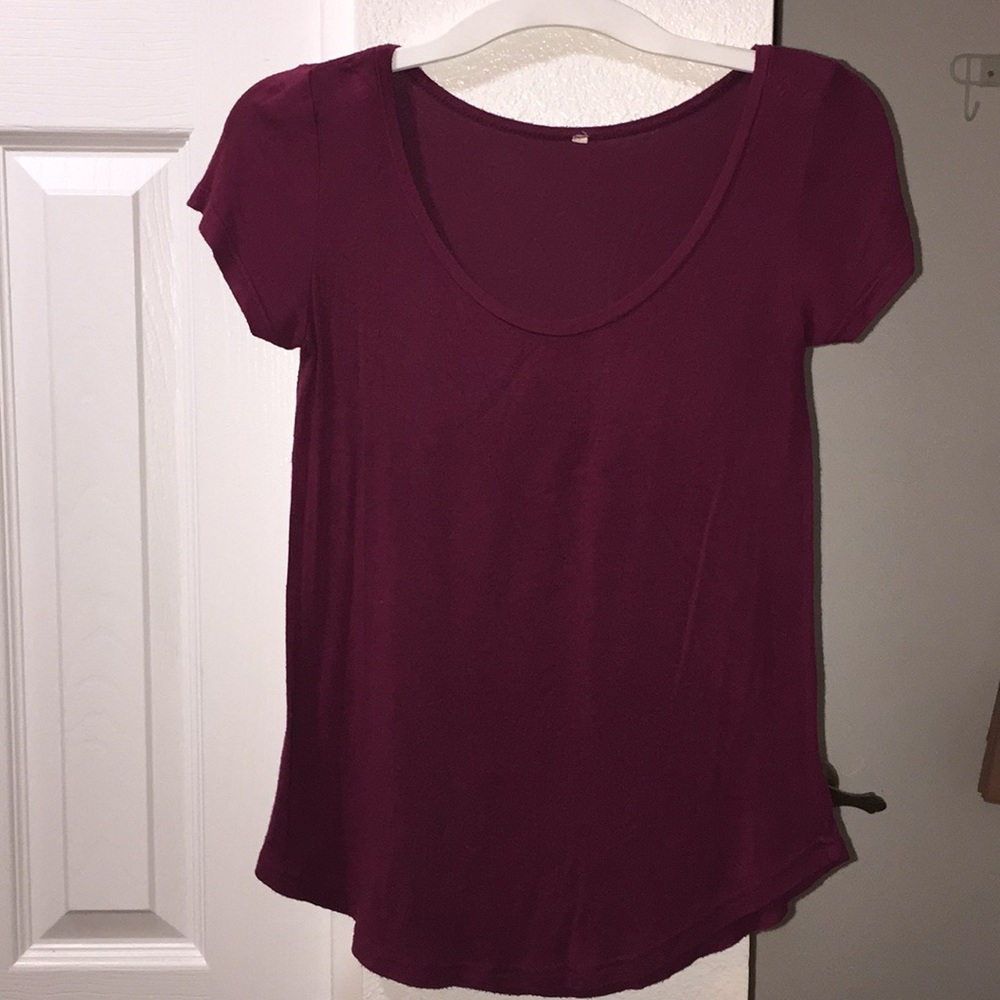Burgundy Shirt